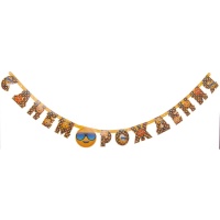 Гирлянда-буквы С ДР Эмоции Смайлик 210см/М