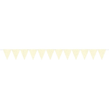 Гирл-вымпел д/шаров-букв White блеск 6мА