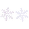 Снежинки белые перл 2см 300шт/G