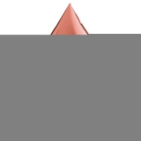 Г Б/РИС ЗВЕЗДА 36" Металлик Rose Gold