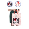 Пакет бум I LOVE YOU 30х40см/G