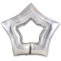 Ф Б/РИС 32" ЗВЕЗДА Silver полая