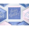 Салфетка Happy B'day! синяя 33см20шт/PD