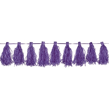 Гирлянда с кисточками New Purple 3м/A