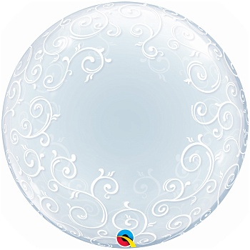 П BUBBLE DECO 24" Узор филигранный