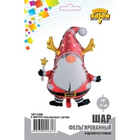 К ФИГУРА Гном красный с рогами