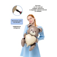 К ФИГУРА AIR Мишка с сердцем
