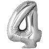 Р ЦИФРА 4 32" Металлик Silver