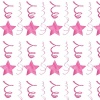 Спираль Звезда Bright Pink 46-60см 30штA