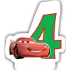 Свеча-цифра "4" Тачки 6см/Р