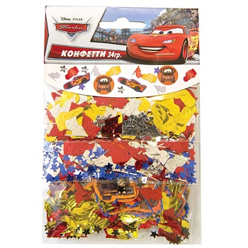 Конфетти Disney Тачки 3 вида 34гр/A