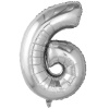 Р ЦИФРА 6 32" Металлик Silver