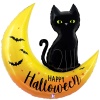 Б ФИГУРА HAPPY HWN Месяц с котом
