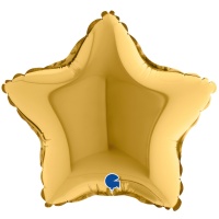 Г Б/РИС ЗВЕЗДА 9" Металлик Gold 5