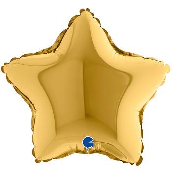Г Б/РИС ЗВЕЗДА 9" Металлик Gold 5