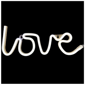 Фигура светящ LED LOVE белая/G