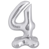 К ЦИФРА 4 50" Silver на подставке