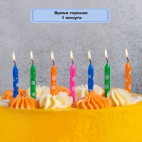 Свечи д/торта Спирали 6,5см 24шт/V