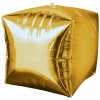 А 3D КУБ 15" Б/РИС Металлик Gold