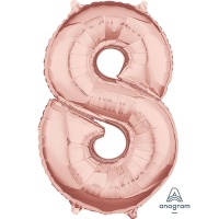 А ЦИФРА 8 26" Rose Gold