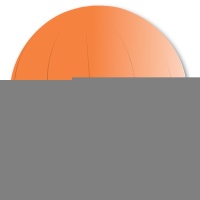 Гигант сфера 2,1 м оранжевый/G