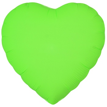 К Б/РИС СЕРДЦЕ 18" Неон Green