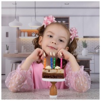 Свечи д/торта Спирали 6,5см 24шт/V