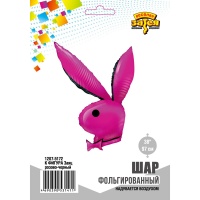 К ФИГУРА Заяц розово-черный