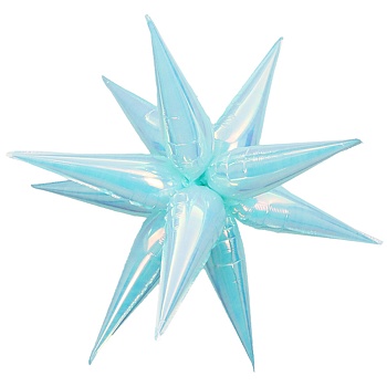 К 3D ЗВЕЗДА 40" Составная Перламутр Blue