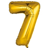 Р ЦИФРА 7 32" Металлик Gold