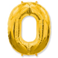Ф ЦИФРА 0 40" Gold без УП