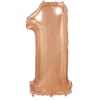 Ф ЦИФРА 1 40" Rose Gold