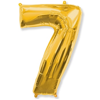 Ф ЦИФРА 7 40" Gold без УП