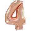 Ф ЦИФРА 4 40" Rose Gold