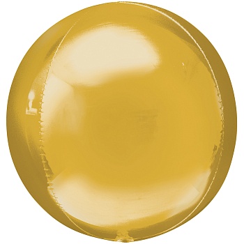 А 3D СФЕРА Б/РИС 16" Металлик Gold