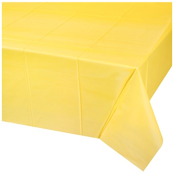 Скатерть п/э Пастель желтая 1,4х2,75м/G