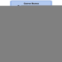 Свечи Волна Пастель с подст 13см 12шт/G