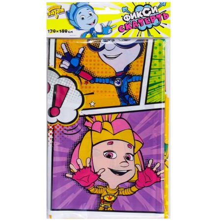 Скатерть п/э Фиксики Комиксы 130х180см/G