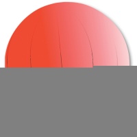 Гигант сфера 2,1 м красный/G