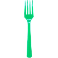 Вилка пласт Festive Green 20шт/A