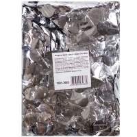 Конфетти Круги фольг серебро 2см 300гр