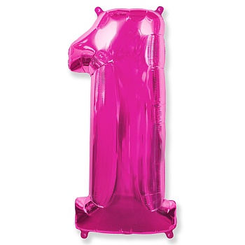 Ф ЦИФРА 1 40" Fuchsia