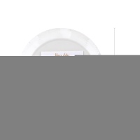 Тарелка Горошек RoseGold белая 18см6штPD