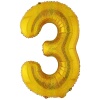 К ЦИФРА 3 40" Gold блеск