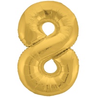 Р ЦИФРА 8 40" Металлик Gold