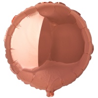 Ф Б/РИС 18" КРУГ Металлик Rose Gold (FM)