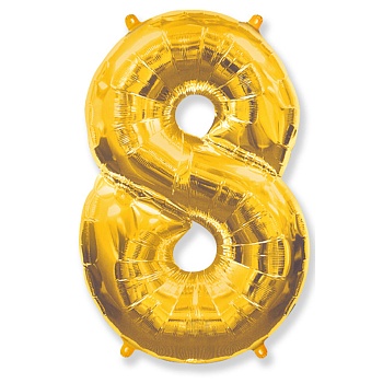 Ф ЦИФРА 8 40" Gold без УП