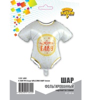 К ФИГУРА Боди WELCOME BABY белое