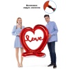 К ФИГУРА AIR Сердце с надписью LOVE