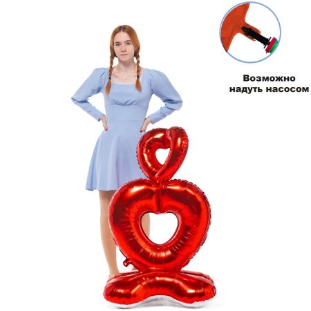 К ФИГУРА AIR Сердца красные